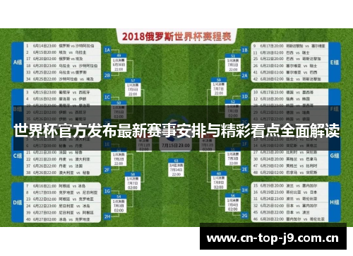 世界杯官方发布最新赛事安排与精彩看点全面解读 世界杯官方发布最新赛事安排与精彩看点全面解读